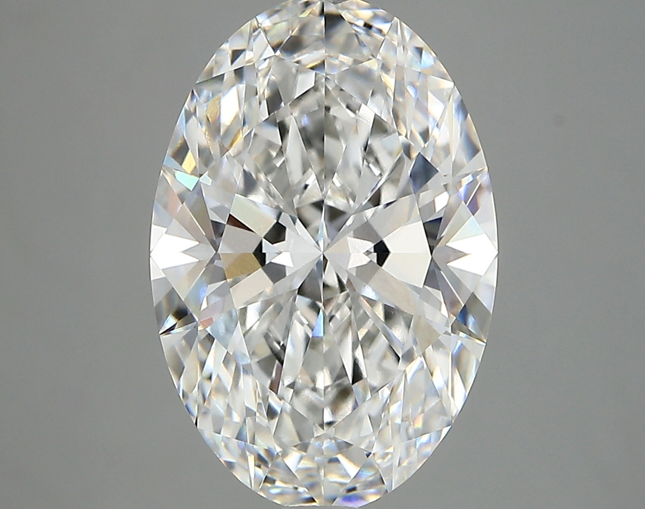 5.08 Carat Oval Cut F VVS1 Diamond - view 1