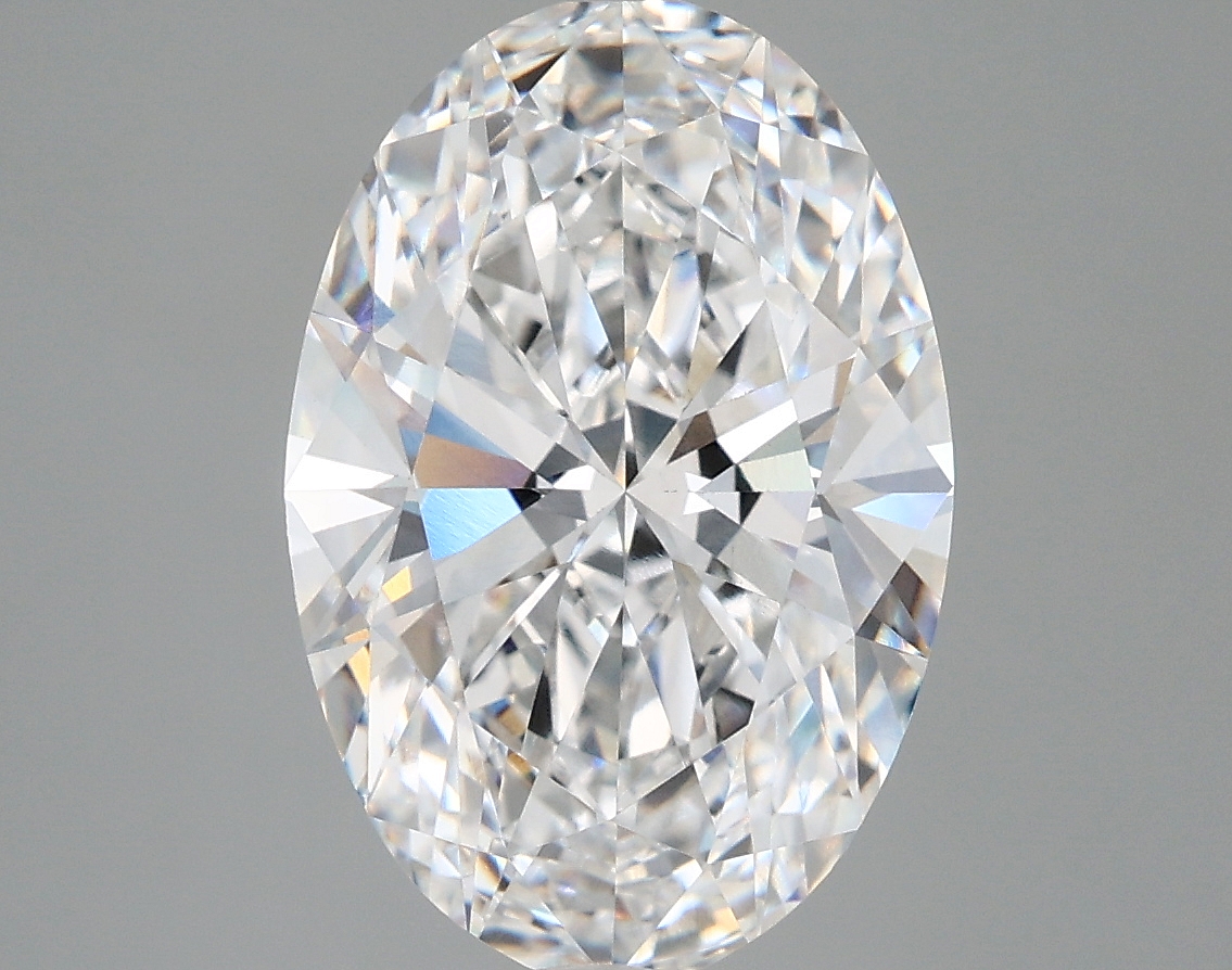 4.37 Carat Oval Cut D VVS1 Diamond - view 1