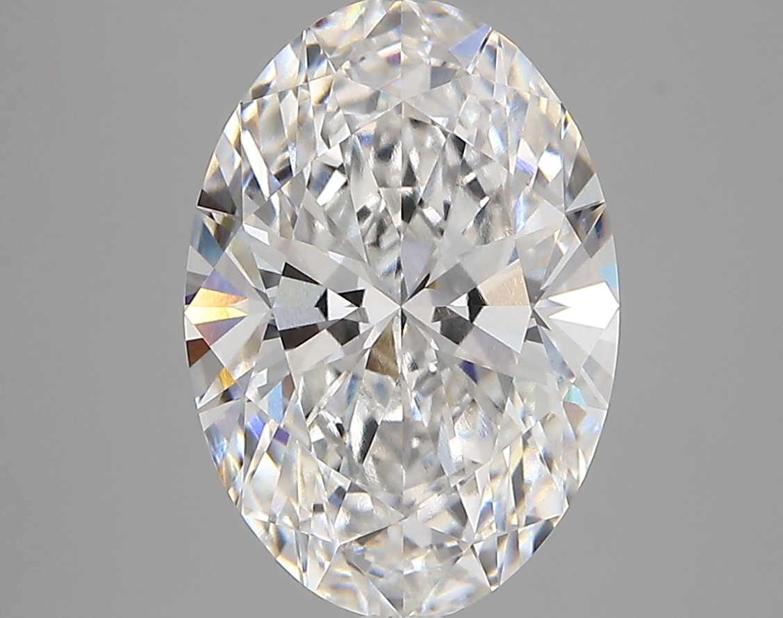 3.84 Carat Oval Cut E VVS1 Diamond - view 1