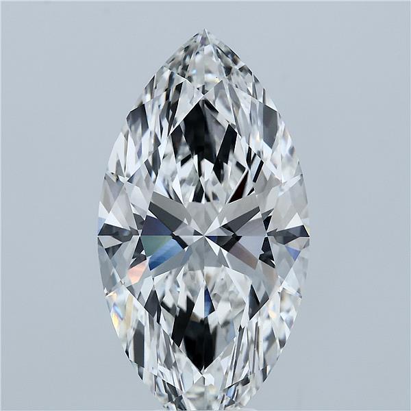 7.56 Carat Marquise Cut F VVS2 Diamond - view 1