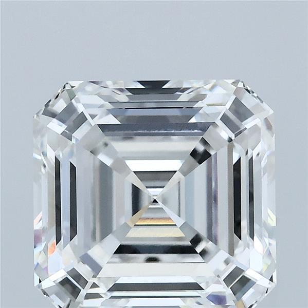 4.56 Carat Asscher Cut E VVS2 Diamond - view 1