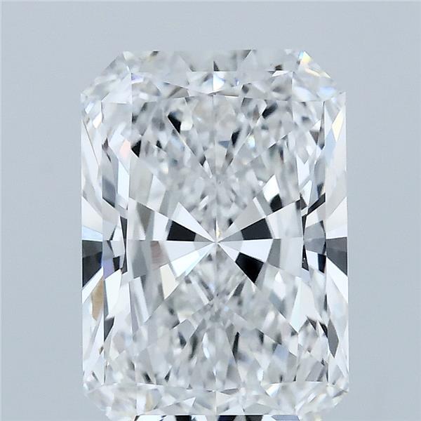 3.26 Carat Radiant Cut D VVS2 Diamond - view 1