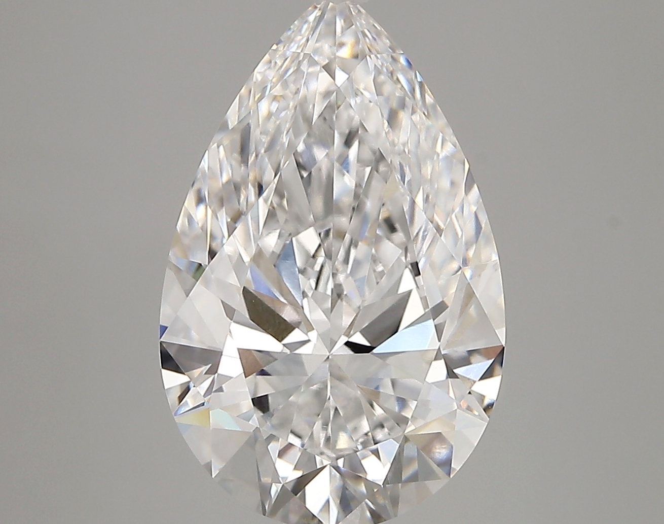 5.01 Carat Pear Cut D VVS1 Diamond - view 1