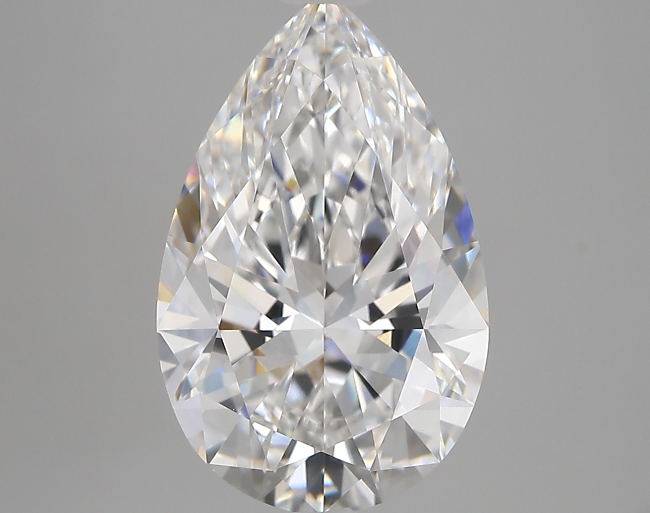 4.73 Carat Pear Cut E VVS1 Diamond - view 1