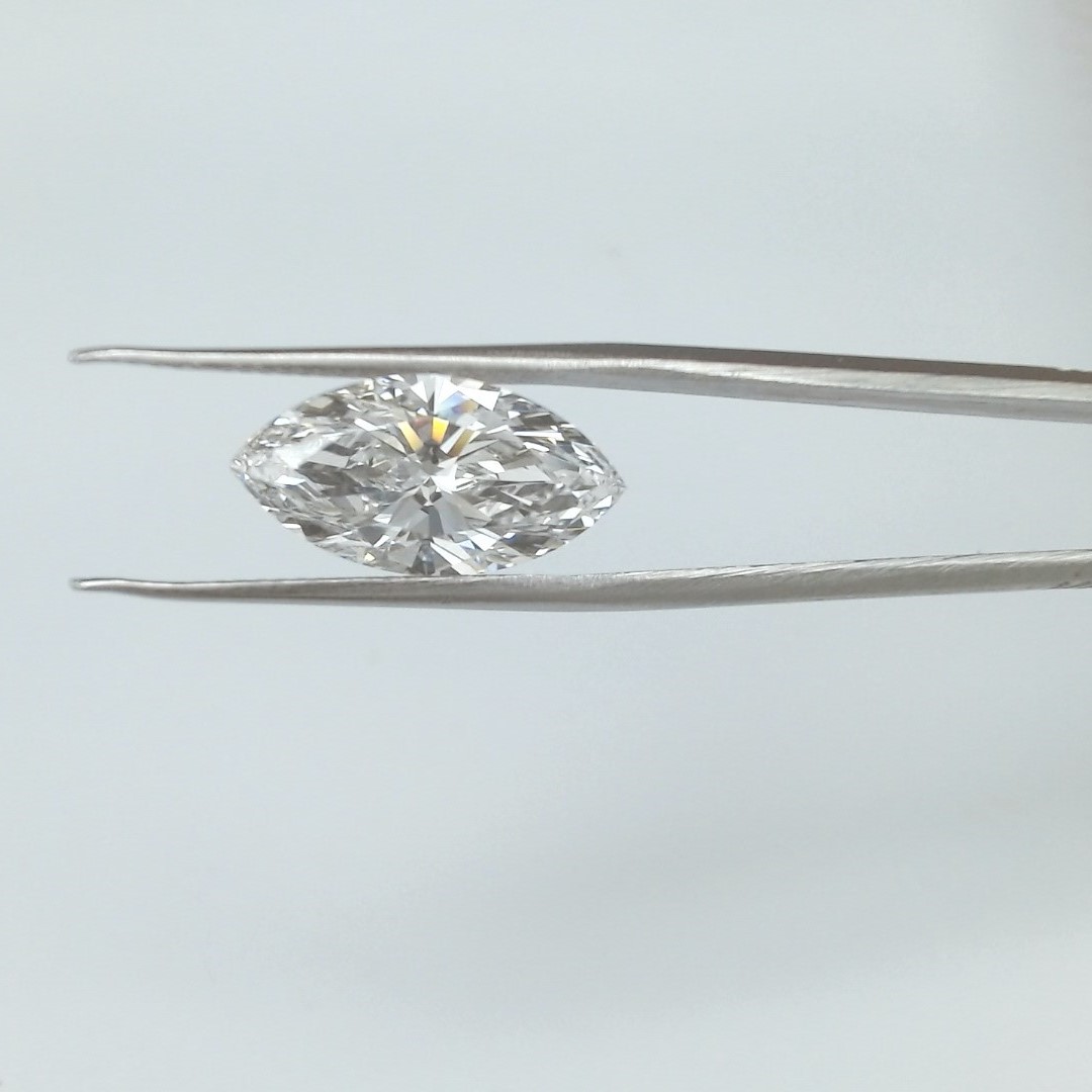 4.33 Carat Marquise Cut E VVS1 Diamond - view 1