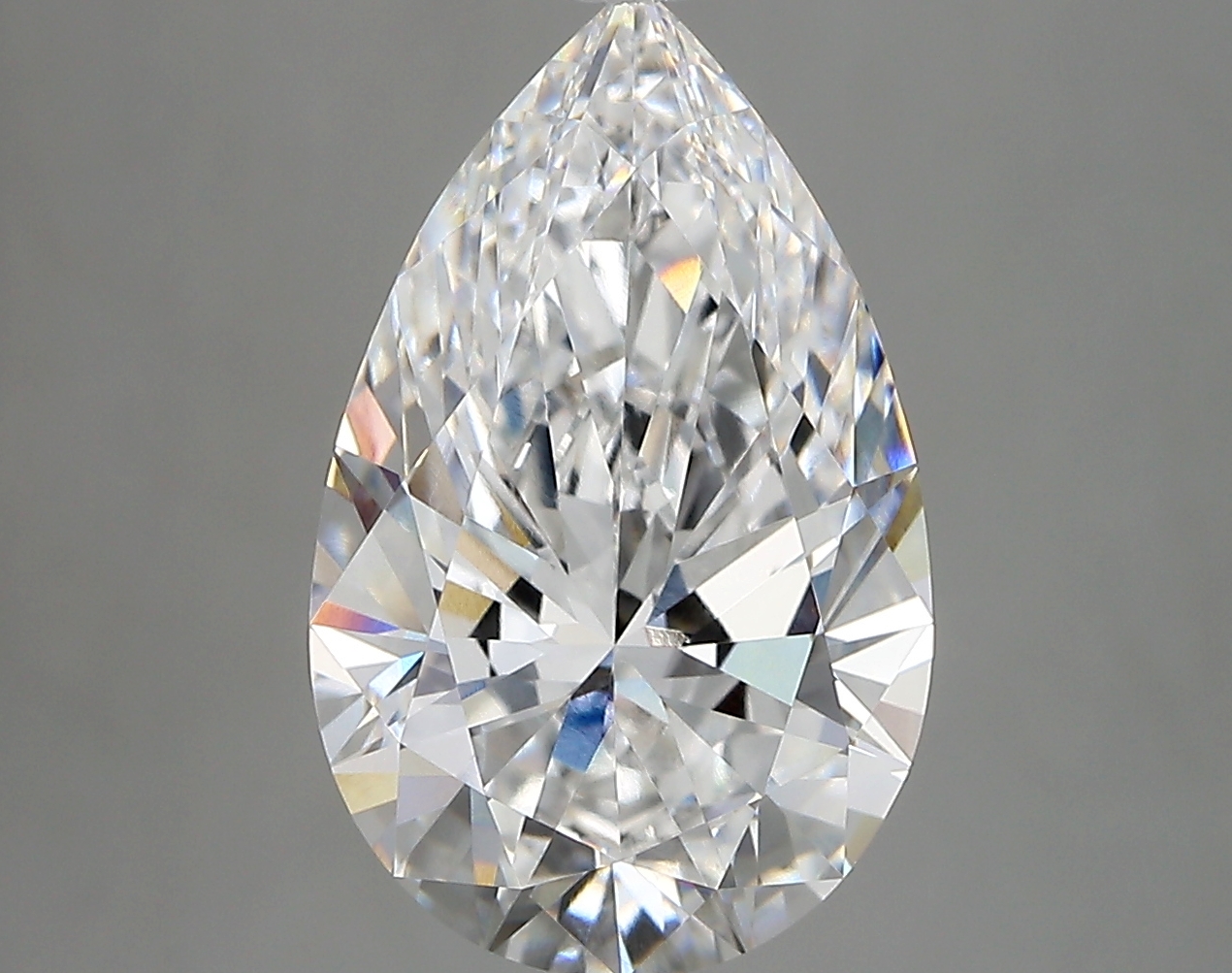 4.29 Carat Pear Cut D VVS1 Diamond - view 1