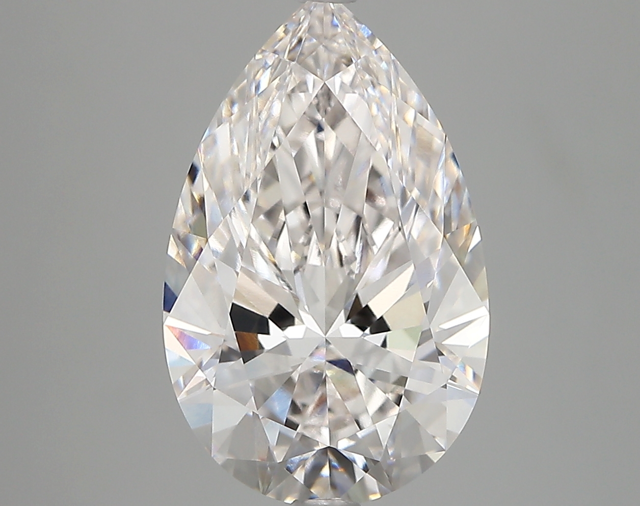 4.25 Carat Pear Cut F VVS1 Diamond - view 1