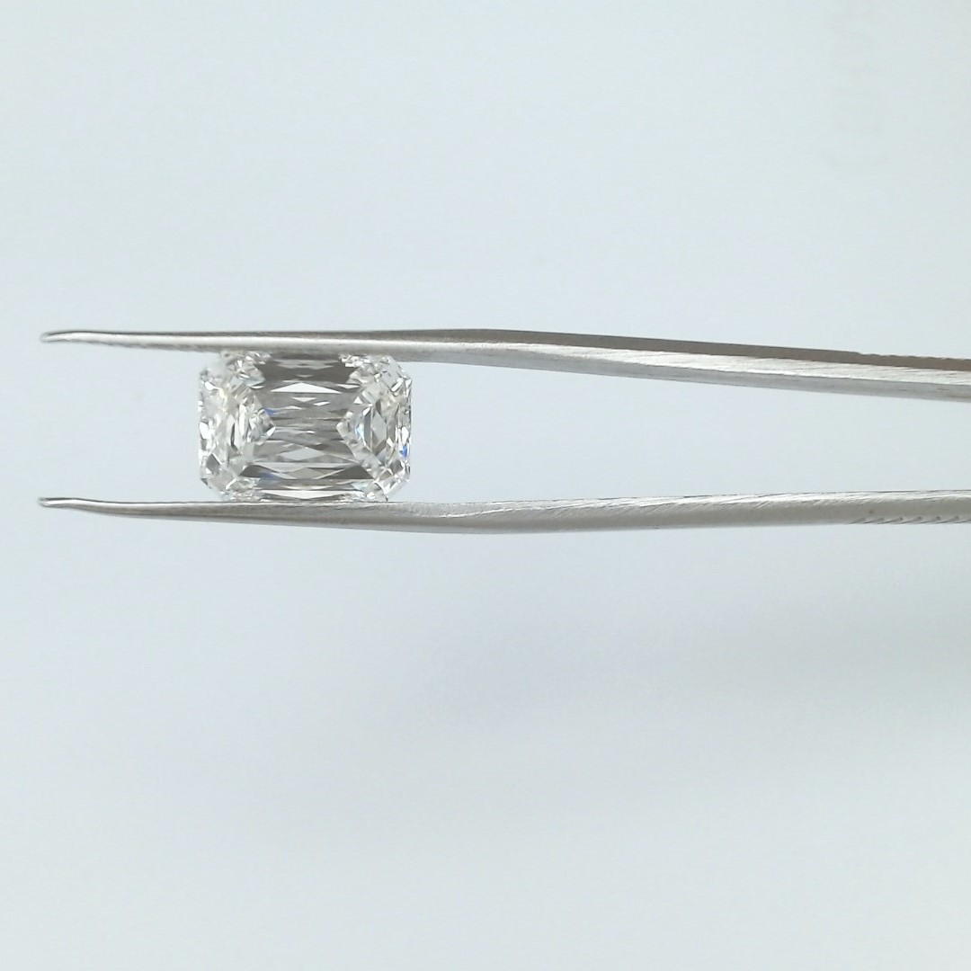 4.21 Carat Criss Cut Cut F VVS1 Diamond - view 1