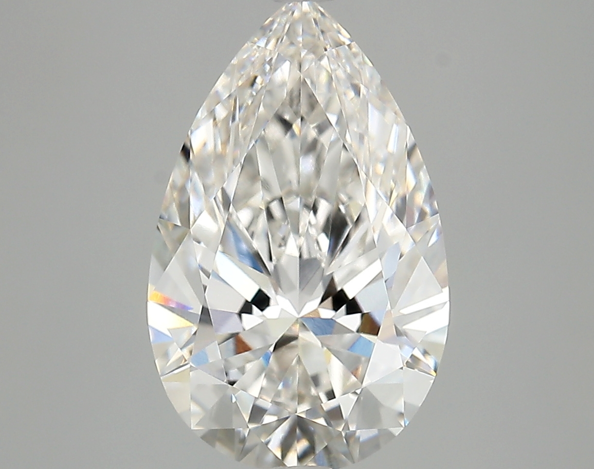 4.20 Carat Pear Cut F VVS1 Diamond - view 1