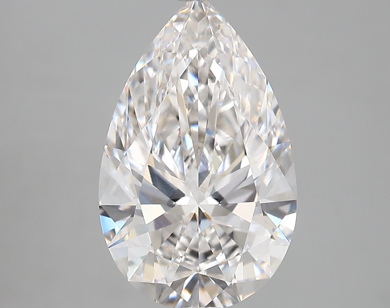 4.16 Carat Pear Cut F VVS1 Diamond - view 1