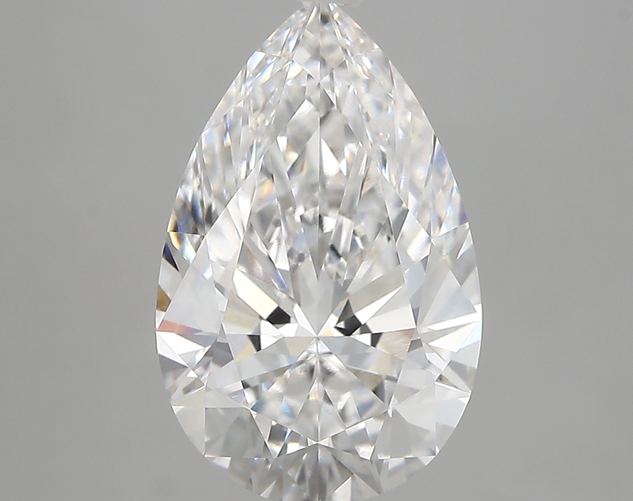 4.09 Carat Pear Cut D VVS1 Diamond - view 1