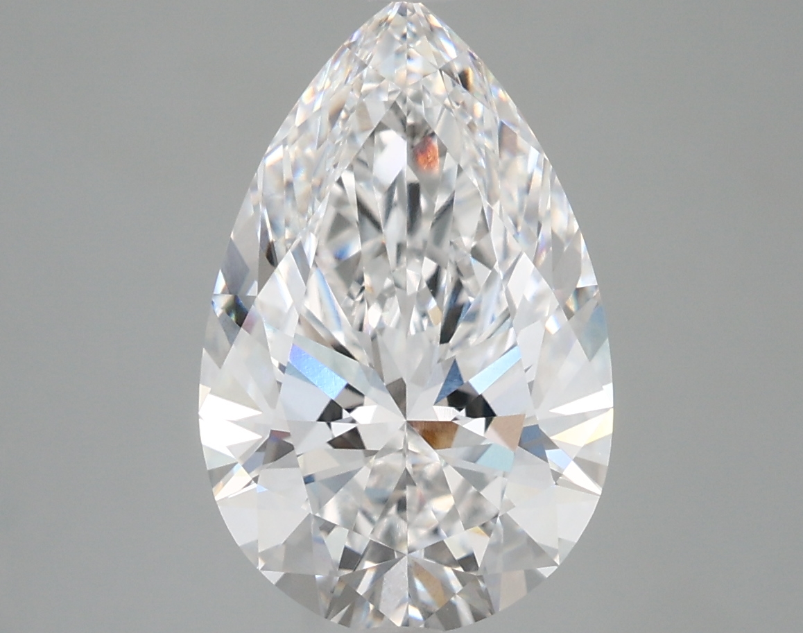4.04 Carat Pear Cut D VVS1 Diamond - view 1