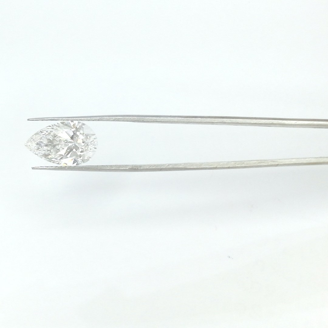4.01 Carat Pear Cut D VVS1 Diamond - view 1