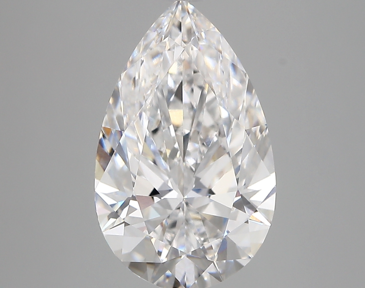 4.00 Carat Pear Cut D VVS1 Diamond - view 1