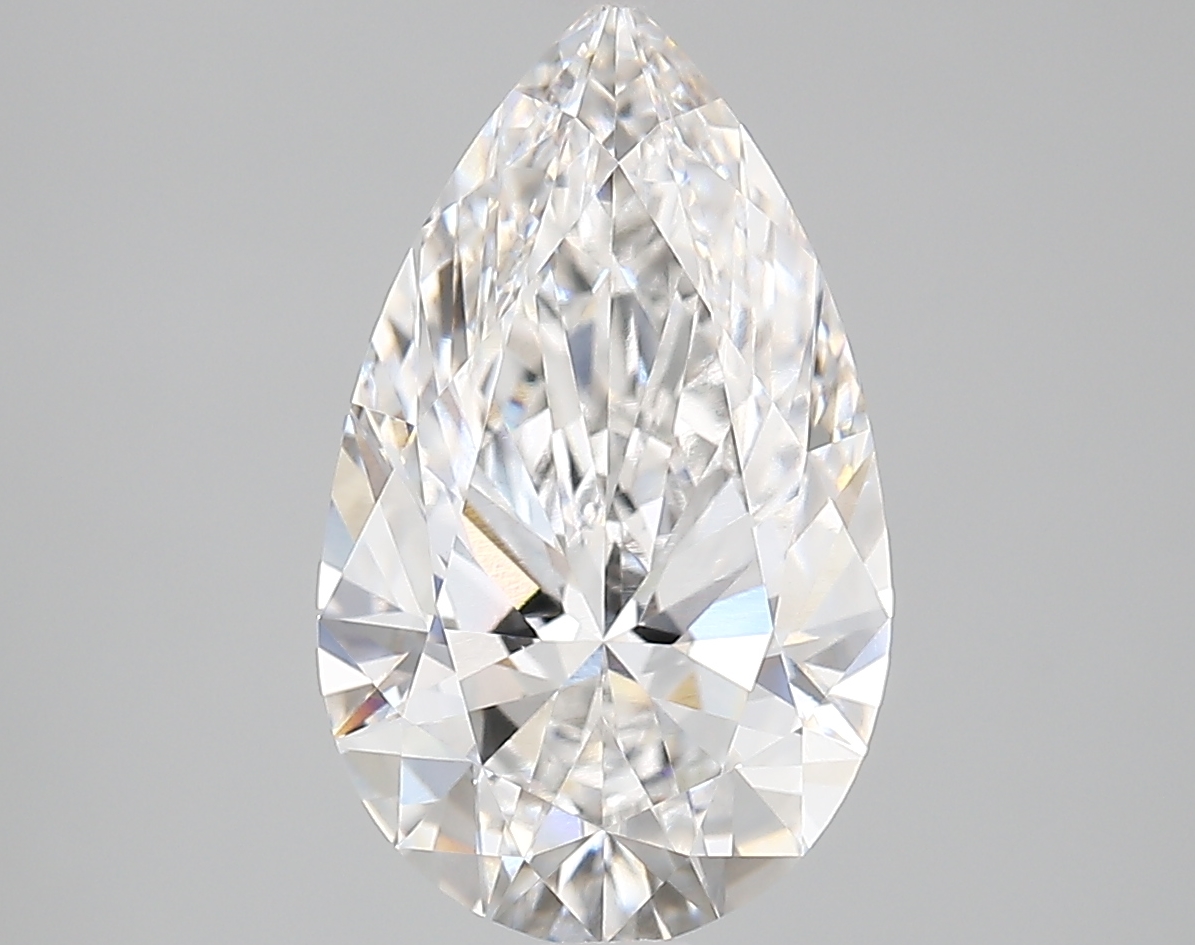 3.62 Carat Pear Cut E VVS1 Diamond - view 1