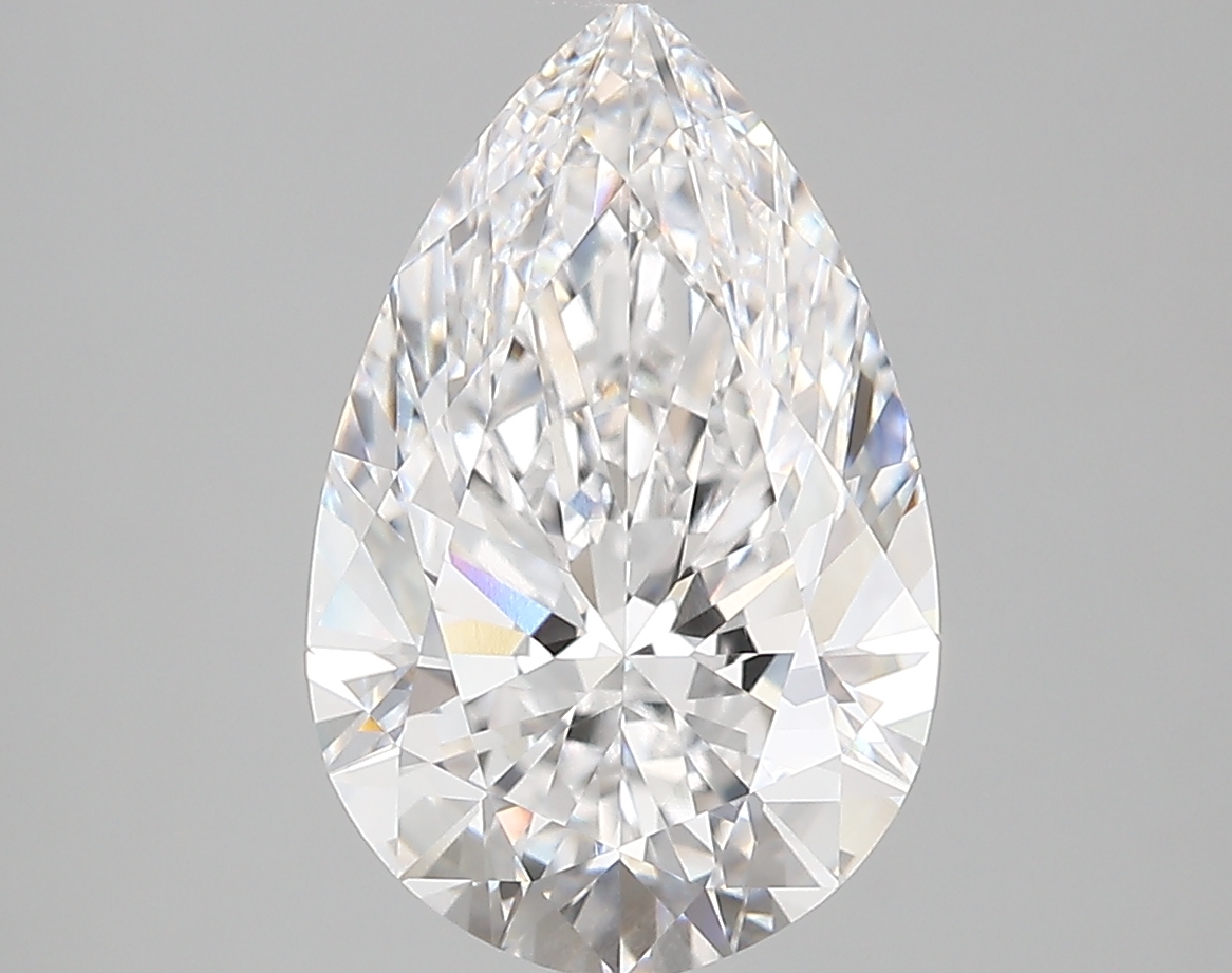 3.61 Carat Pear Cut D VVS1 Diamond - view 1