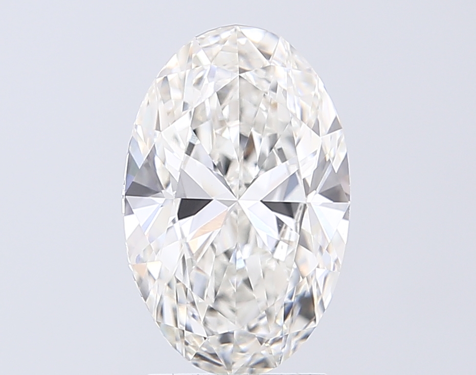 3.08 ct. oval Lab Grown Diamond front image