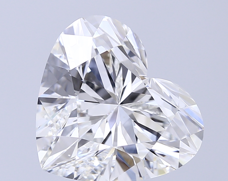6.53 ct. heart Lab Grown Diamond front image