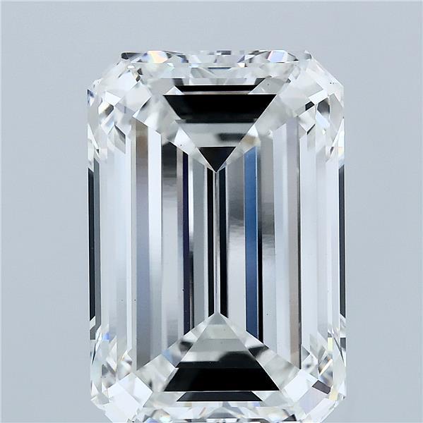 8.01 Carat Emerald Cut F VVS2 Diamond - view 1