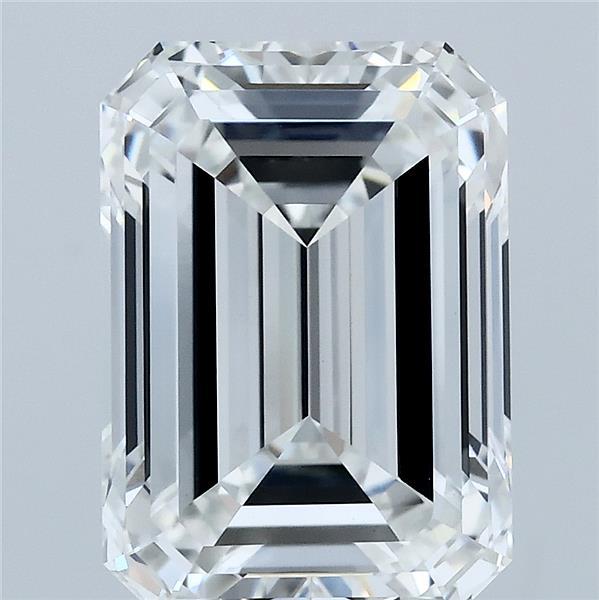 5.03 Carat Emerald Cut F VVS2 Diamond - view 1