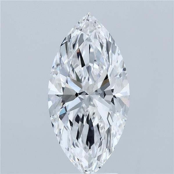 3.05 Carat Marquise Cut E VVS2 Diamond - view 1