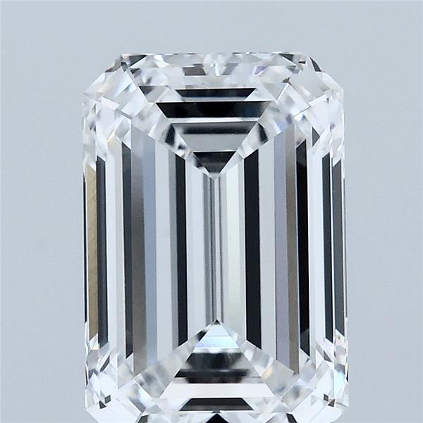 3.58 Carat Emerald Cut D VVS2 Diamond - view 1