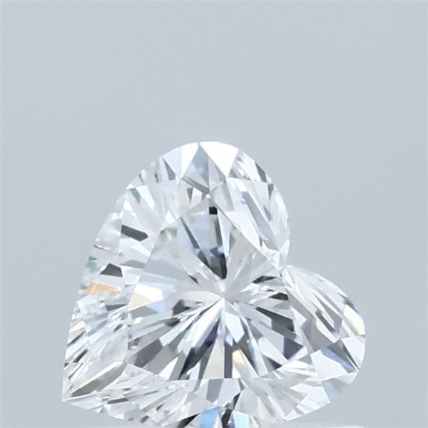 0.65 Carat Heart Cut E VVS2 Diamond - view 1