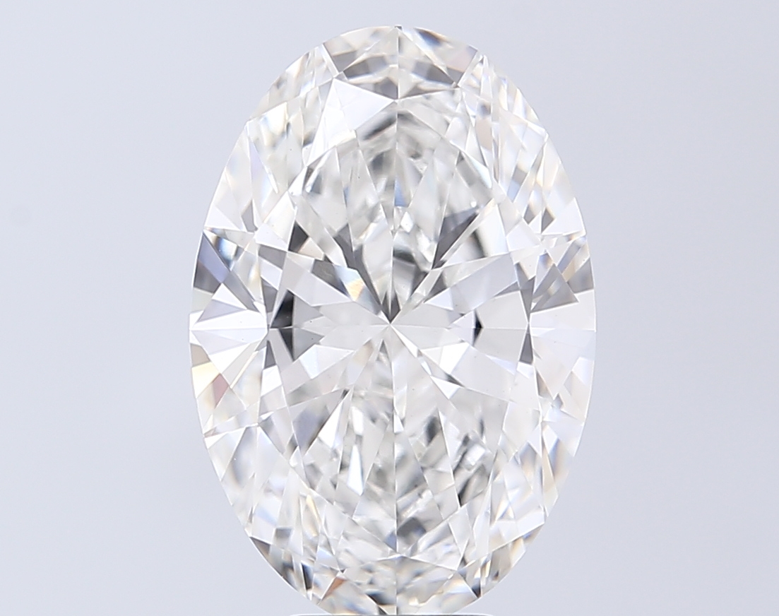 6.03 ct. oval Lab Grown Diamond front image