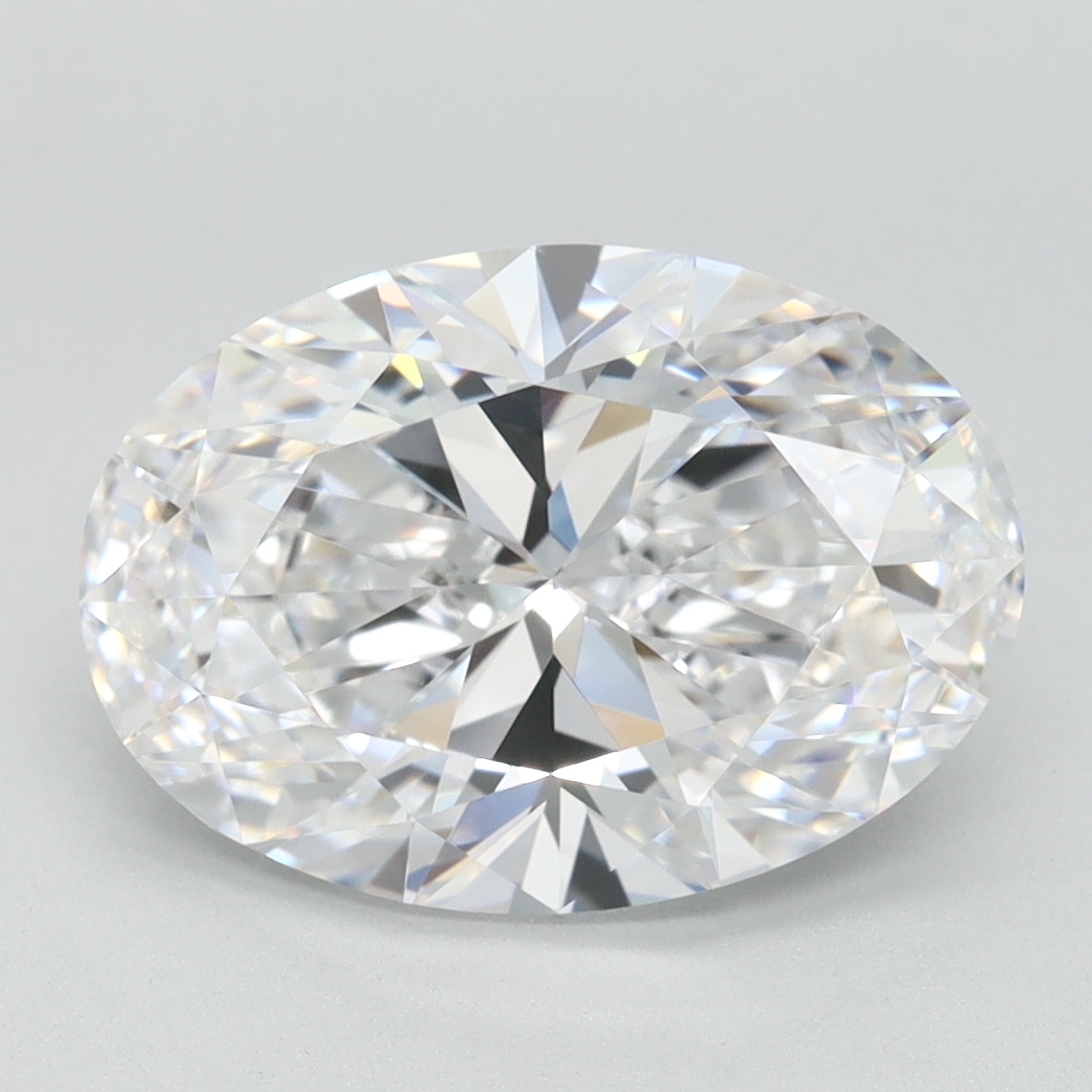 3.25 ct. oval Lab Grown Diamond front image