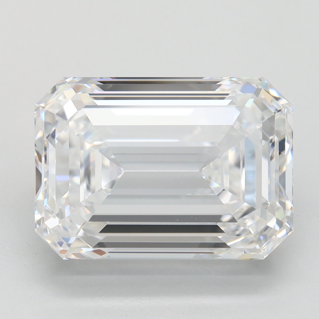 6.10 ct. emerald Lab Grown Diamond front image
