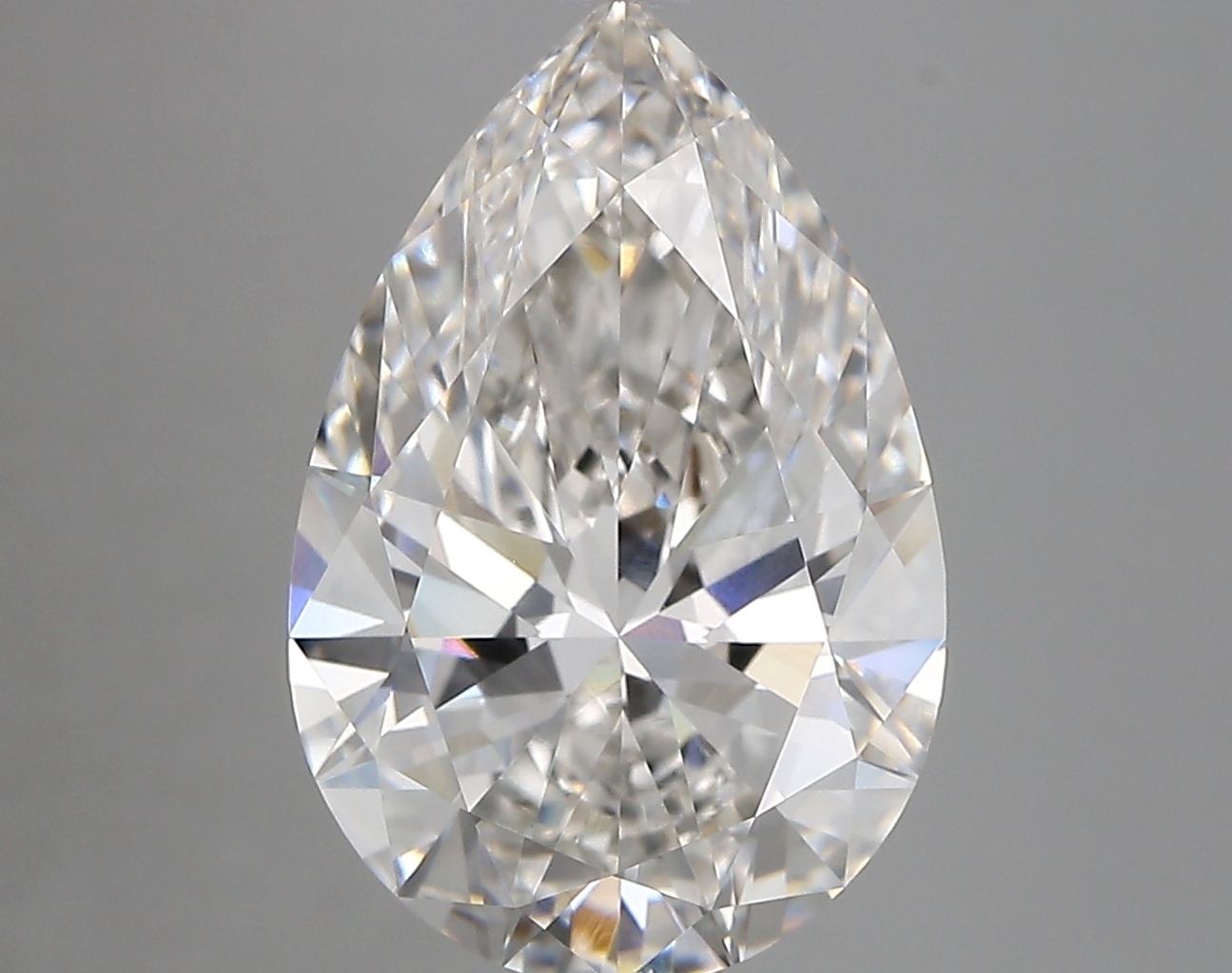 5.01 Carat Pear Cut F VVS2 Diamond - view 1