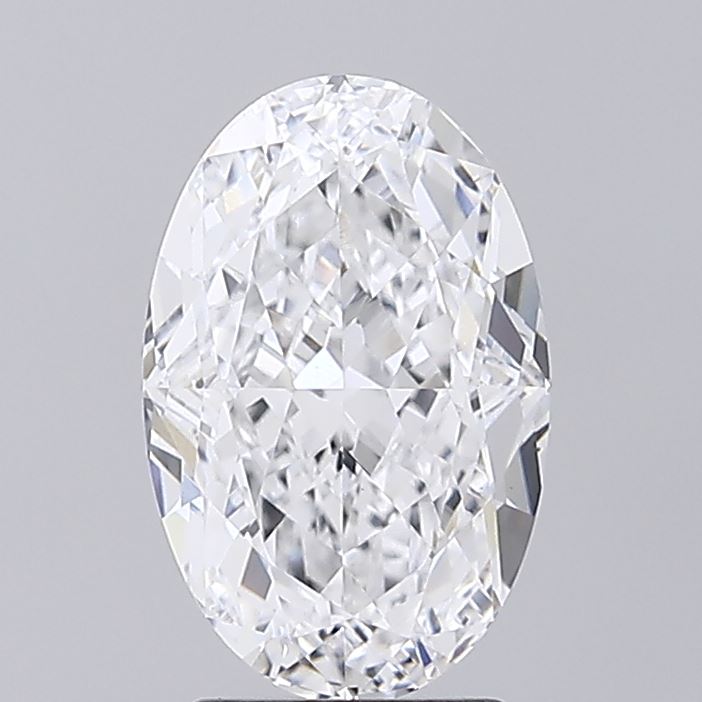 3.14 ct. oval Lab Grown Diamond front image
