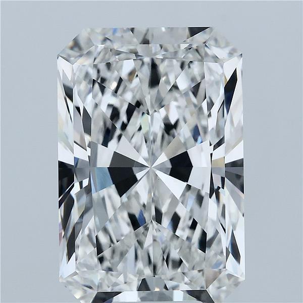 10.12 Carat Radiant Cut F VVS2 Diamond - view 1