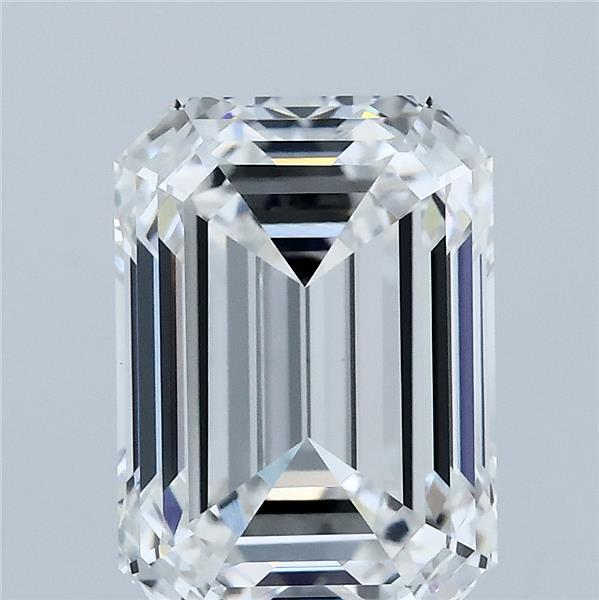 4.08 Carat Emerald Cut E VVS2 Diamond - view 1