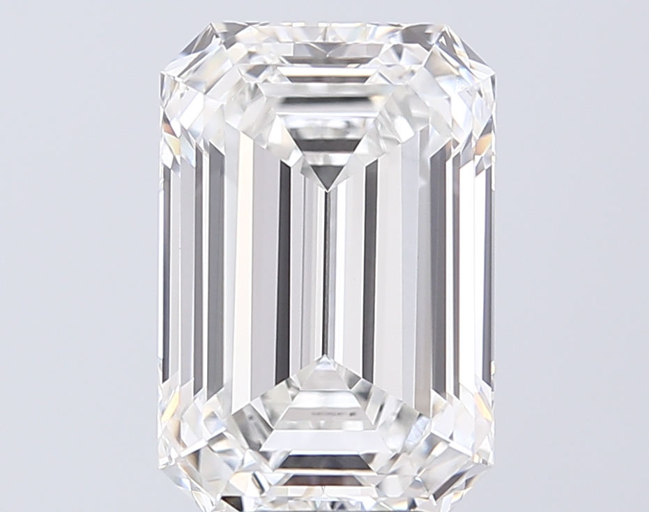 6.08 ct. emerald Lab Grown Diamond front image