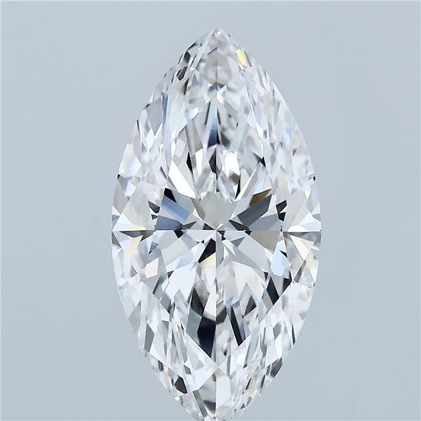 3.02 Carat Marquise Cut E VVS2 Diamond - view 1