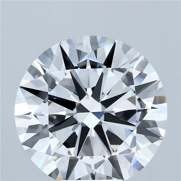7.00 Carat Round Cut E VVS2 Diamond - view 1