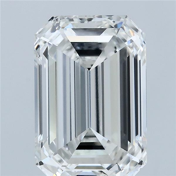 5.05 Carat Emerald Cut F VVS2 Diamond - view 1