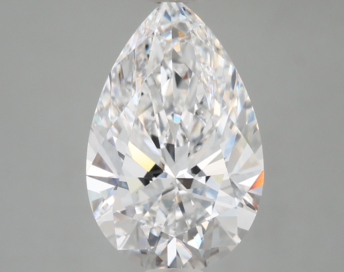 4.03 Carat Pear Cut E VVS1 Diamond - view 1