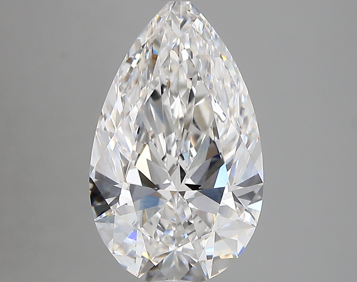3.22 Carat Pear Cut E VVS1 Diamond - view 1