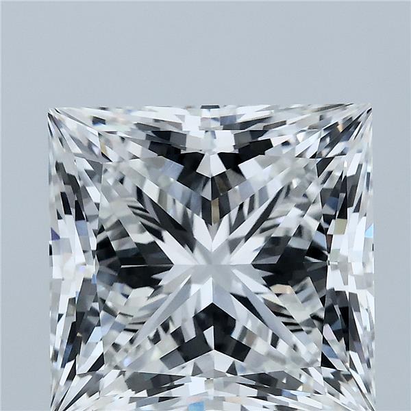 7.08 Carat Princess Cut F VVS2 Diamond - view 1