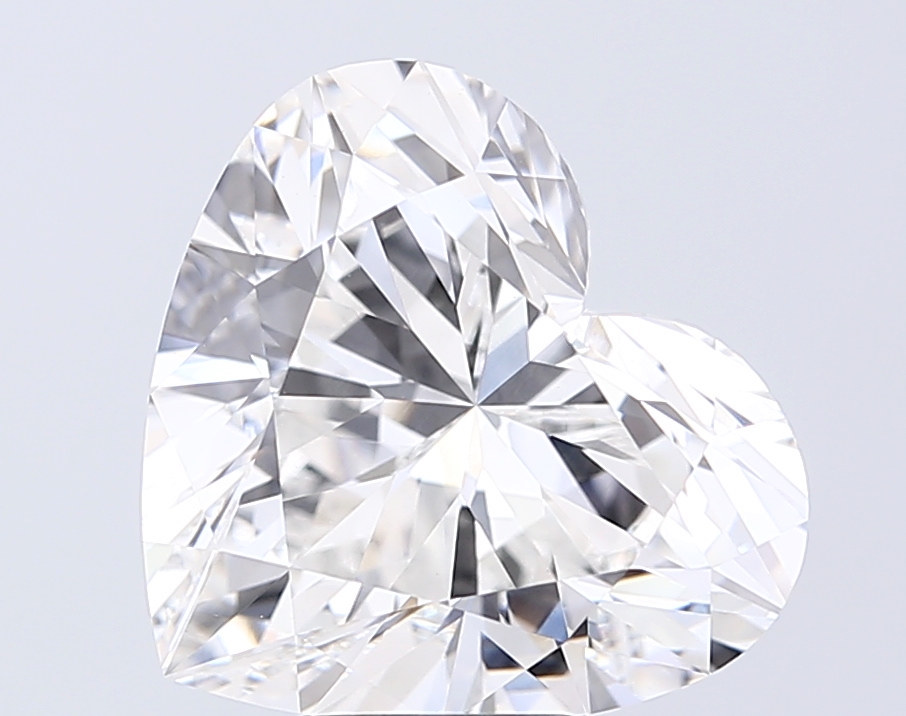 6.09 ct. heart Lab Grown Diamond front image