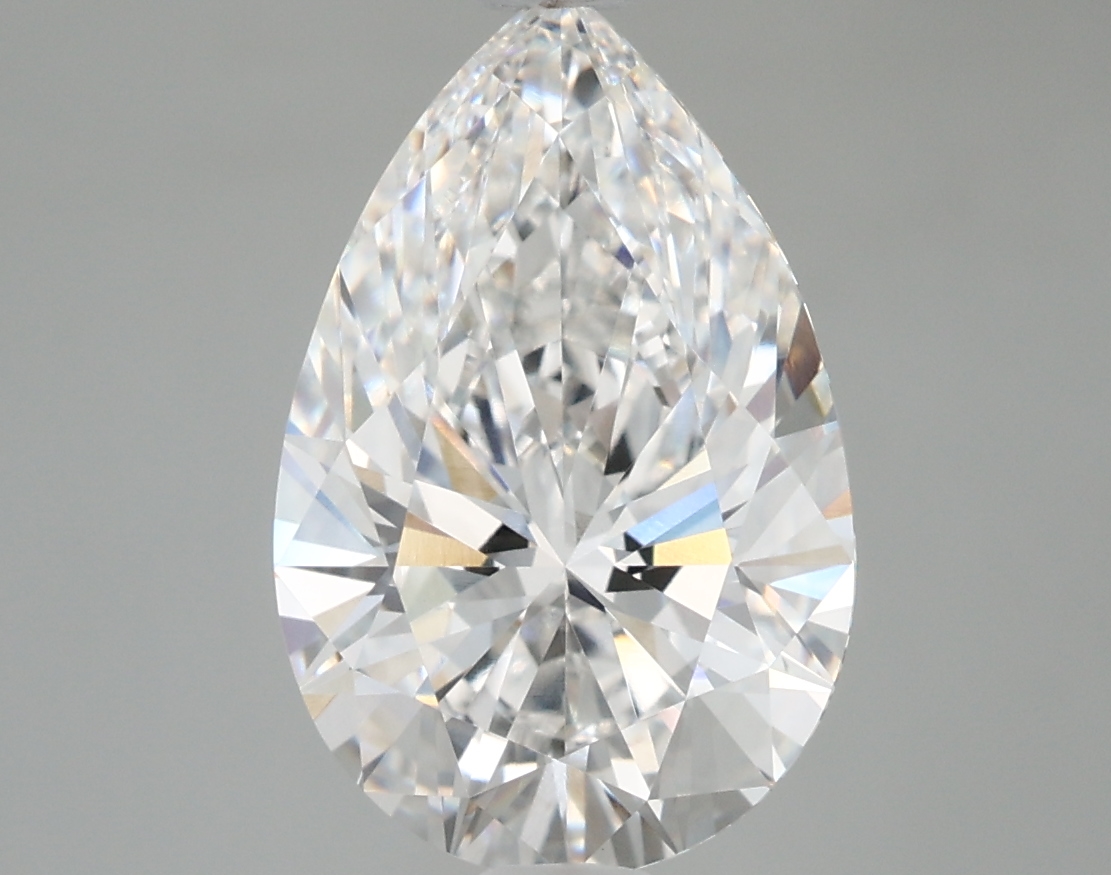 3.70 Carat Pear Cut E VVS2 Diamond - view 1