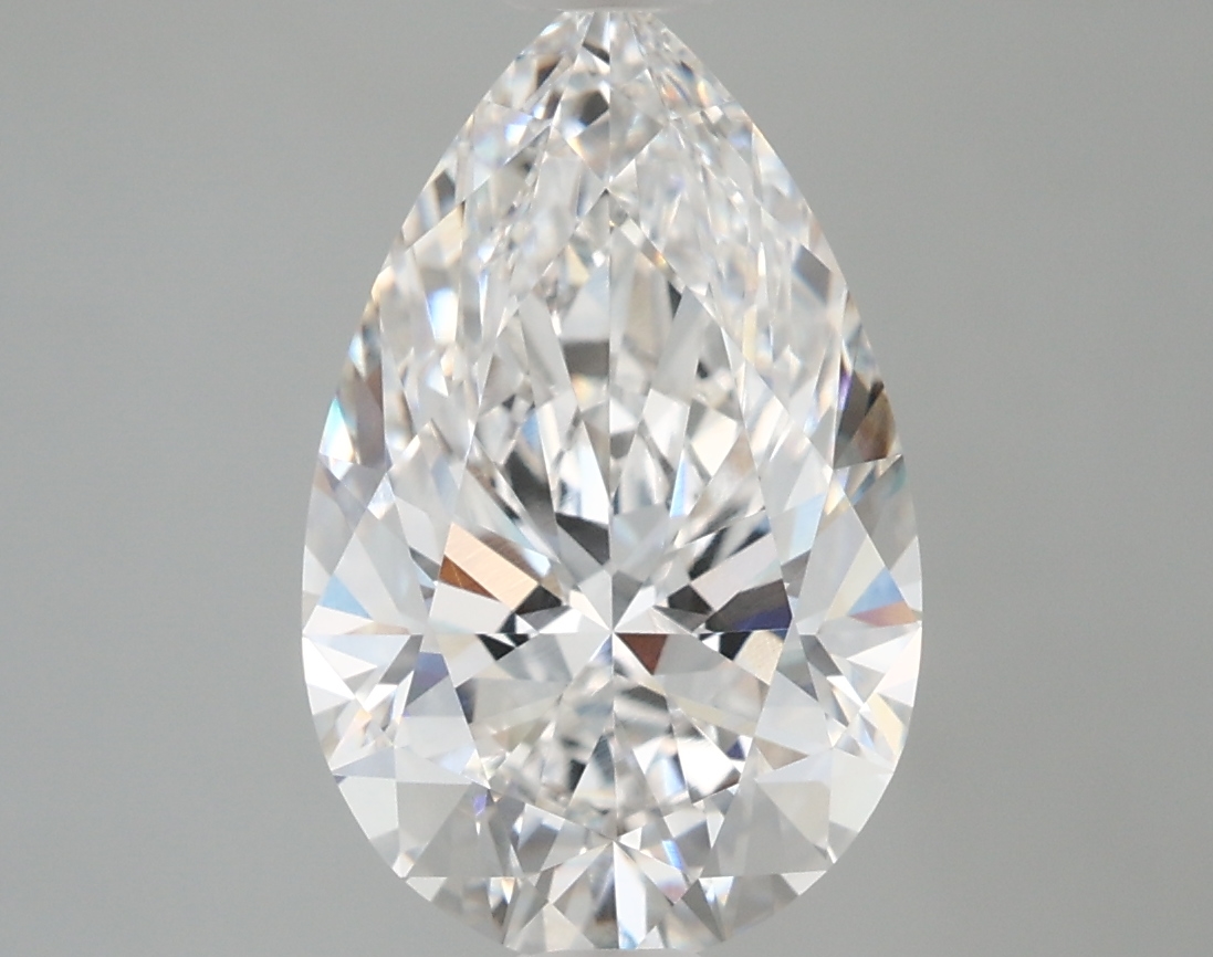 3.41 Carat Pear Cut E VVS1 Diamond - view 1