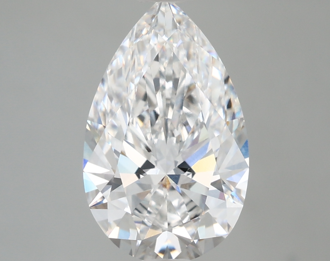 3.29 Carat Pear Cut D VVS1 Diamond - view 1