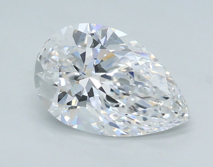 0.78 Carat Pear Cut D VVS2 Diamond - view 1
