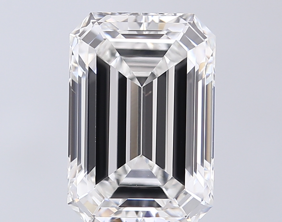 6.09 ct. emerald Lab Grown Diamond front image