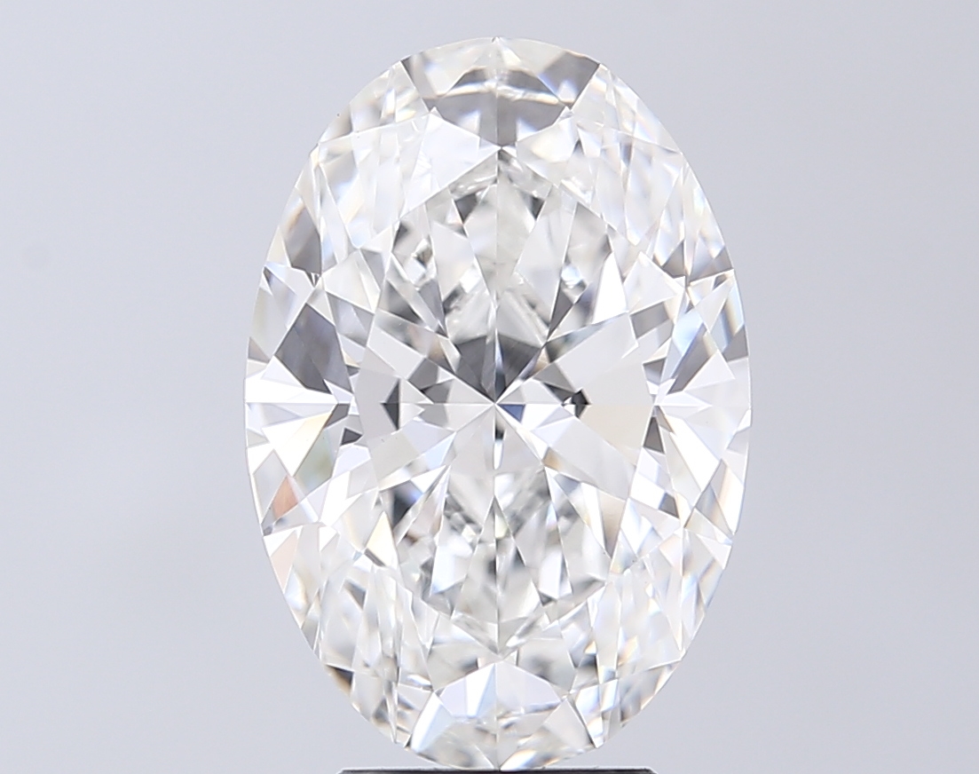 6.08 ct. oval Lab Grown Diamond front image