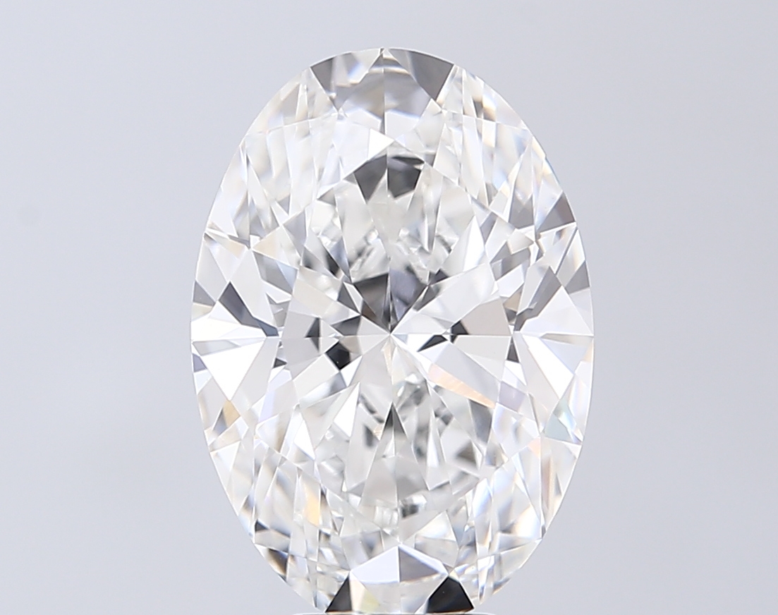 6.09 ct. oval Lab Grown Diamond front image