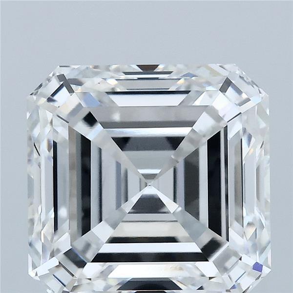5.26 Carat Asscher Cut E VVS2 Diamond - view 1